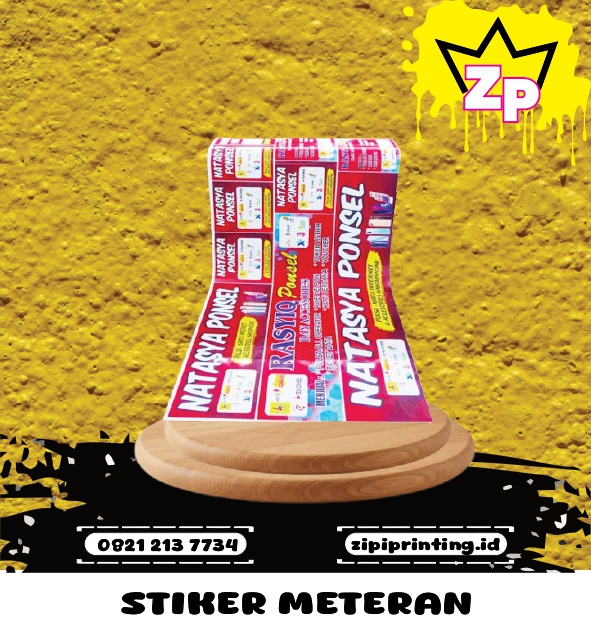 STICKER VINYL METERAN